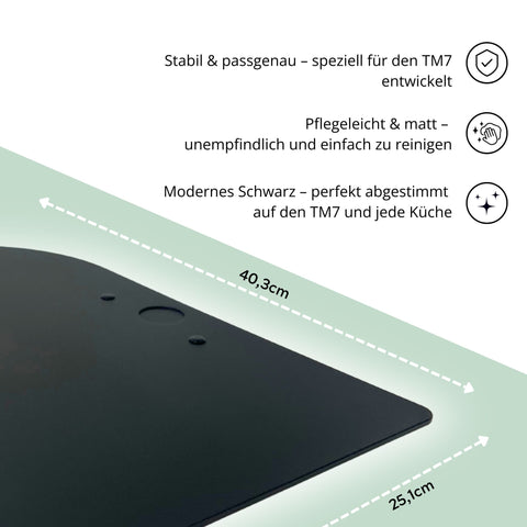 Gleitbrett für deinen TM7, schwarz