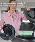 Sauber kochen mit Deckelhalter TM7 – Tropfen direkt in den Mixtopf