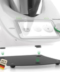 Gleitbrett kompatibel mit dem Thermomix TM6 / TM5 in schwarz