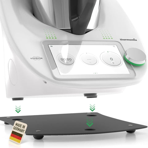 Gleitbrett kompatibel mit dem Thermomix TM6 / TM5 in schwarz