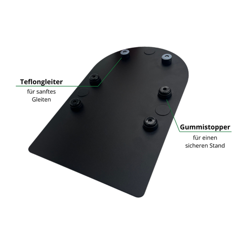 Gleitbrett für deinen TM7, schwarz