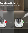 DampfPRO - Dampfumleiter mit integriertem Filter für Dunstabzugshauben / Inselhauben und Muldenlüfter passend für den Thermomix TM5 & TM6
