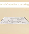 Premium Backmatte / Rutschfeste Backunterlage XXL 60x40cm