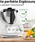 Gleitbrett kompatibel mit dem Thermomix TM6 / TM5 in weiss
