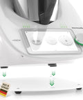Gleitbrett kompatibel mit dem Thermomix TM6 / TM5 in weiss