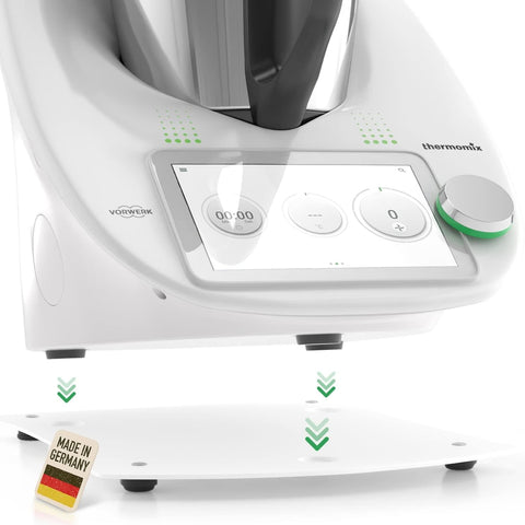 Gleitbrett kompatibel mit dem Thermomix TM6 / TM5 in weiss