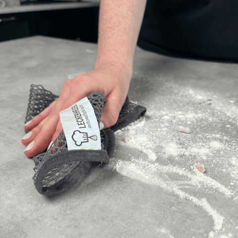 CleanPRO - Teigreinigungstuch für eine schnelle und rückstandslose Entfernung von Teigresten im 2er Set