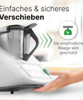 Gleitbrett kompatibel mit dem Thermomix TM6 / TM5 in schwarz