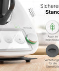 Gleitbrett kompatibel mit dem Thermomix TM6 / TM5 in schwarz