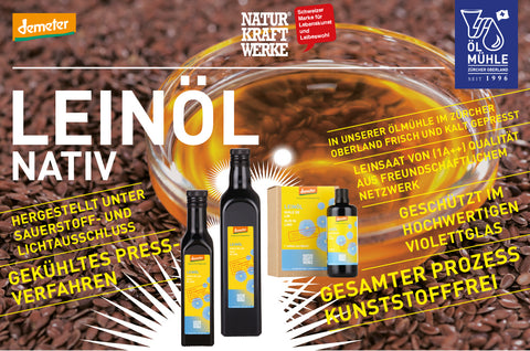 Leinöl nativ 250 ml Demeter