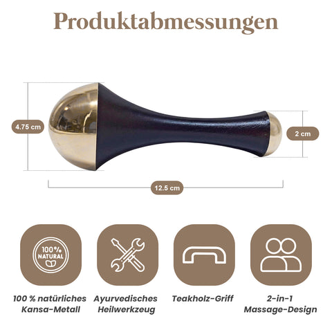 Kansa Wand Gesichts- und Körpermassagegerät