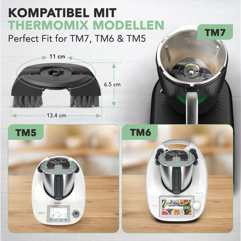 WunderBrush Spin® | Mixtopf-Reinigungsbürste für Thermomix TM7, TM6, TM5