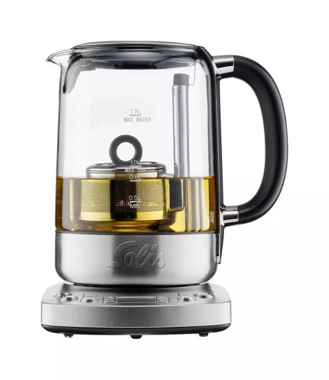Solis  Tea Kettle Automatic Wasserkocher Teekocher silber