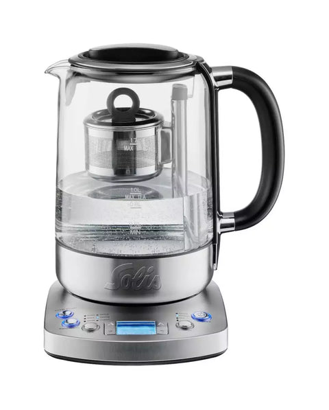 Solis  Tea Kettle Automatic Wasserkocher Teekocher silber