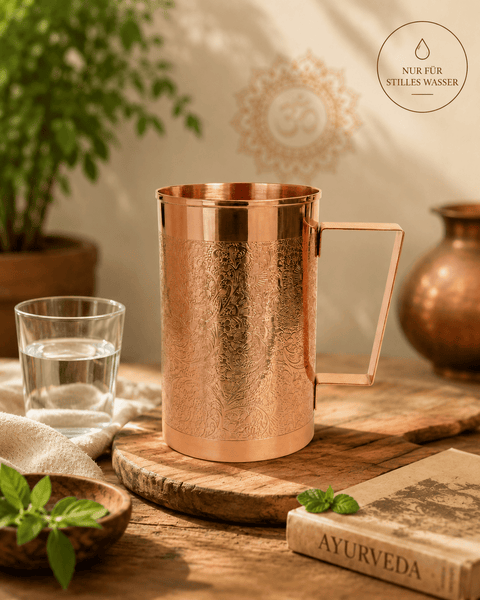 Kupferkrug Flower, 1.5 Liter