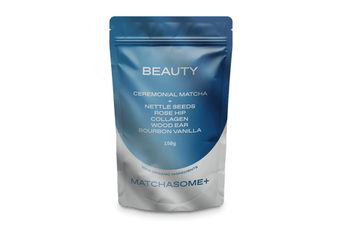 Matchasome+ BEAUTY, Bio, 150g – Matcha Beauty Superfood mit Kollagen & Hagebutte