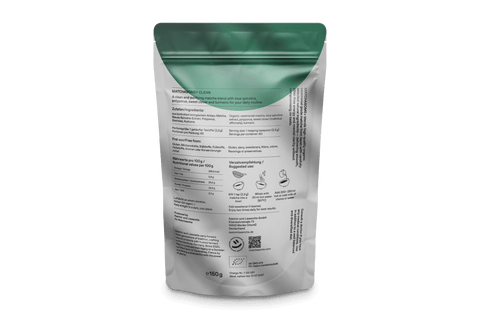 Matchasome+ CLEAN, Bio, 150g – Matcha Detox mit Kurkuma & Spirulina