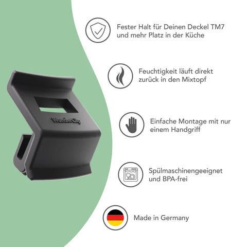 WunderClip® Deckelhalter für Thermomix TM7