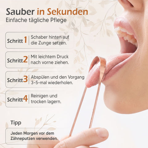 Kupfer Zungenreiniger