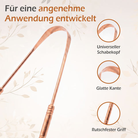 Kupfer Zungenreiniger