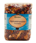 Alphüttenzauber Tee mit Früchten, Gewürzen und Beeren im 100g Säckli vom Gewürzladen Näfels.
