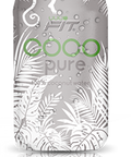 Coco pure, Pures Kokosnusswasser in der Glasflasche, 280 ml, Bio 