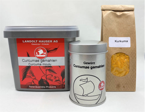 Kurkuma gemahlen (Curcumae)