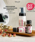 Naturkosmetik Reinigungsmousse  Rosenhydrolat Tonic selber herstellen skin:kitchen DIY Set  Rosenhydrolat Tonic für Küchenmaschinen wie Thermomix oder Monsieur Cuisine Connect / Monsieur Cuisine Smart