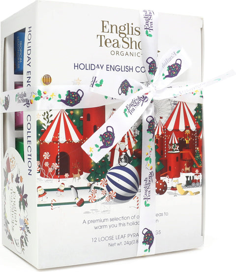 Tee Geschenk mit Schleife "Winter Kollektion, Weiß", BIO, 12 Teebeutel (24 g)