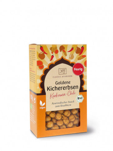 Goldene Kichererbsen, Kurkuma-Chili, Bio