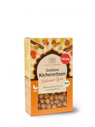 Goldene Kichererbsen, Kurkuma Spice, Bio