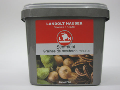 Senfpulver/ Senfmehl gelb 450g in der LH Box