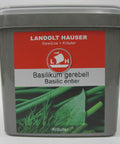 Basilikum ganz gerebelt 150g in der LH Box