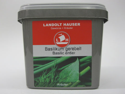 Basilikum ganz gerebelt 150g in der LH Box
