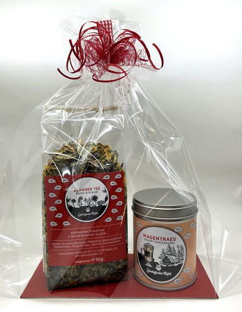 Geschenk Magenträs + Glarner Tee
