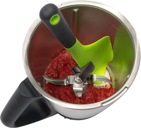 Multifunktionaler Dreh-Spatel für Thermomix TM6 TM5 TM31 zum einfachen Ausschaben und Entleeren des Mixtopfs Grün