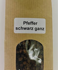 Pfeffer schwarz ganz 