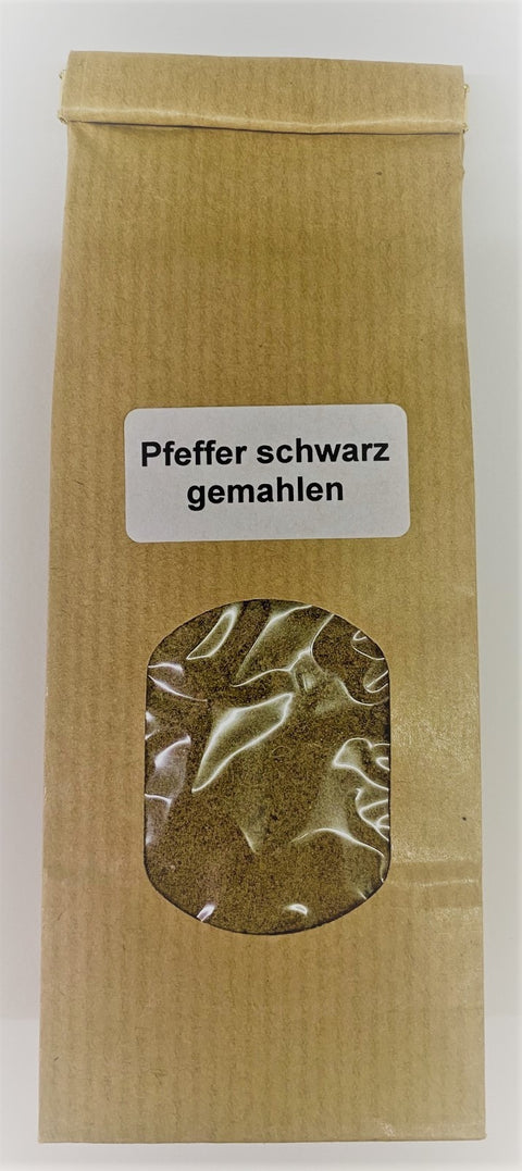 Pfeffer schwarz gemahlen