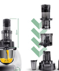 SaftPRO - der Slowjuicer / Entsafter passend für deinen Thermomix TM5 und TM6