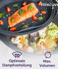 Dampfkamin Zubehör für Varoma Thermomix TM5 TM6 TM31 Zubehör, TM Friend Monsieur Cuisine Zubehör MCS Zubehör Bosch Cookit Zubehör