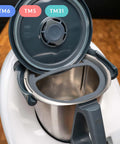 Deckelhalter und Abstreifhilfe kompatibel mit Vorwerk Thermomix TM6 TM5 TM31