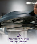Deckelhalter und Abstreifhilfe kompatibel mit Vorwerk Thermomix TM6 TM5 TM31