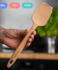 Nachhaltiger Holz-Spatel für Thermomix TM6,TM5,TM31 Drehkellenspatel Teigschaber