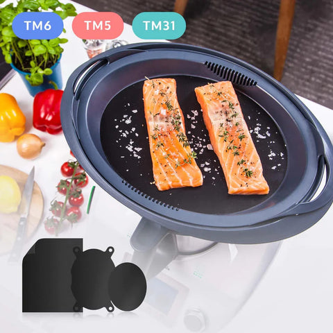 Dauerbackfolie - Backpapier für Varoma Einlegeboden Thermomix TM6, TM5, TM31, Thermomix Friend - wiederverwendbar und nachhaltig
