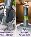 mixcover Spiralschneider Gemüsenudeln schneiden kompatibel mit Thermomix TM6 TM5