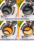 Garkorbteiler für Thermomix TM6 TM5 TM31, Mixtopf-Schaber