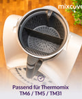 Garkorbteiler für Thermomix TM6 TM5 TM31, Mixtopf-Schaber