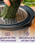 Reibe für Gemüse, Obst und Käse Gemüsereibe für den Thermomix TM6 und TM5, Thermomix