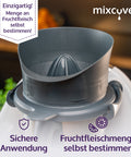 Saftpresse, Orangenpresse, Zitruspresse kompatibel mit Vorwerk Thermomix TM6 und TM5, einfach entsaften, Entsafter