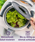 verbesserte Version Salatschleuder kompatibel mit Thermomix TM6 TM5 – waschen und trocknen von Salat – Salattrockner - auch zum Kochen geeignet